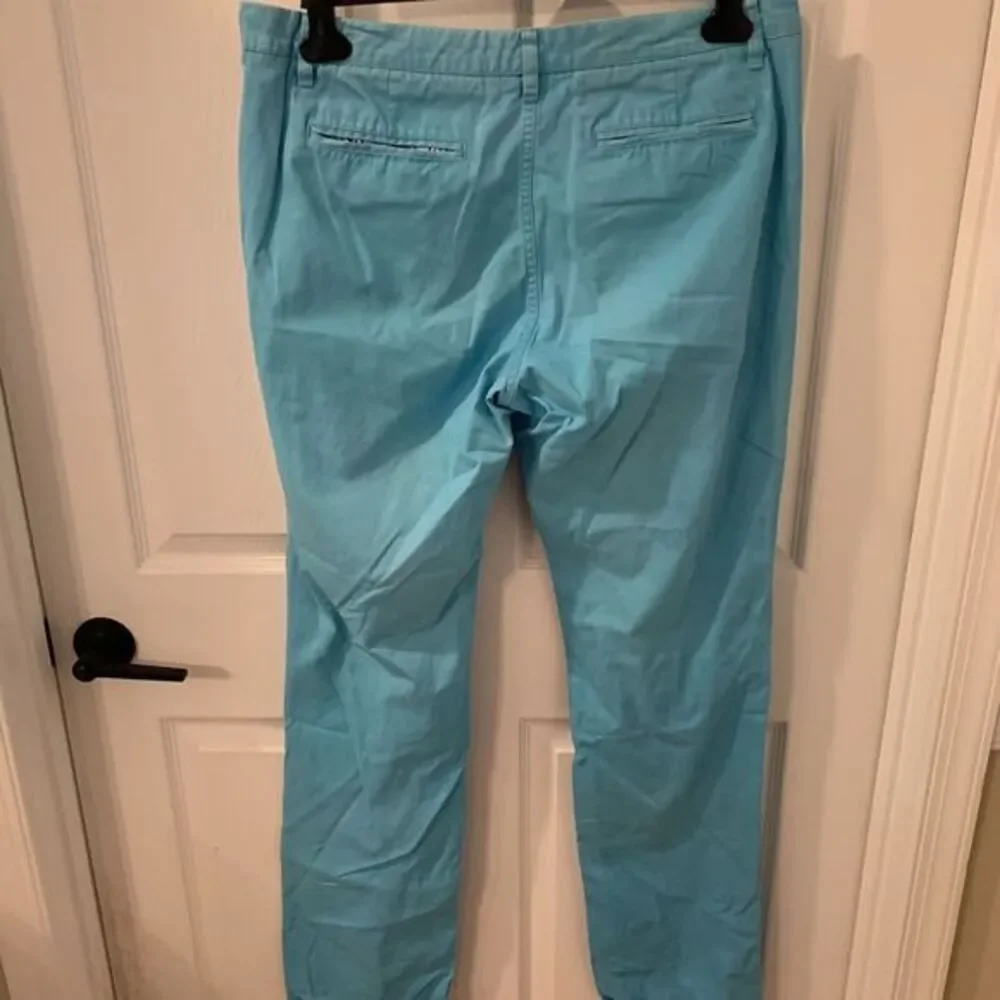 Bonobos Mens Blue Washed Chino Straight Fit Pants Tag Size 36x35 Beach Nautical‎